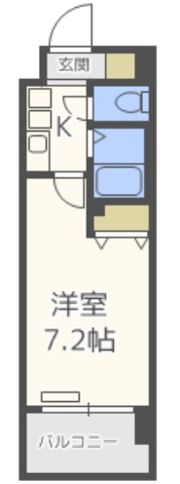 エスリード三宮の間取り画像