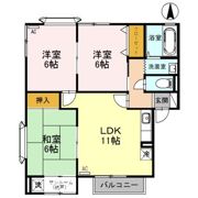 セジュール舞の間取り画像