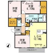 ヴィラ クレール A棟の間取り画像