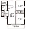 ヴェルデ阿左美II棟の間取り画像