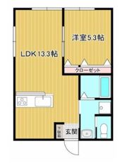 岡本アパートの間取り画像