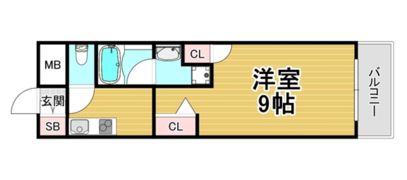 パレス東洋神戸5号館の間取り画像