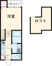 modern palazzo 西時津B棟の間取り画像