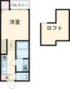 modern palazzo 西時津B棟の間取り画像