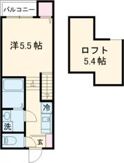 modern palazzo 西時津B棟の間取り画像