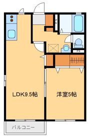 ジュネスいの Ⅰの間取り画像