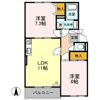スカイプラザ宇梶 Aの間取り画像
