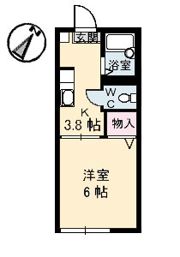 ゆうハイツの間取り画像