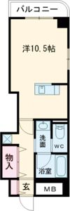 LA RIVIERE OKAMOTOの間取り画像