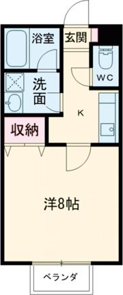 NKハイツの間取り画像