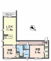 メゾンシュシュの間取り画像