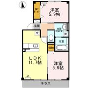 エスパース B棟の間取り画像