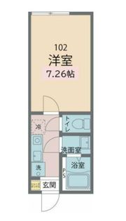 カインドネス鷹の台の間取り画像