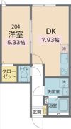 カインドネス鷹の台の間取り画像
