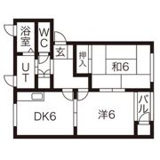アドラシオンⅡ A棟の間取り画像