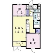 NEWロジュマン三本木の間取り画像