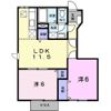 ロータス城ヶ上 Cの間取り画像