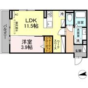 D-square湊町の間取り画像