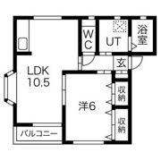 サンピュアSKの間取り画像
