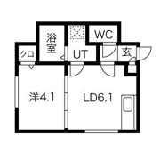 VILLA北27条の間取り画像