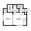 VILLA北27条の間取り画像
