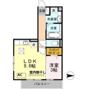 サニーフラット Wの間取り画像