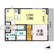 D-square湊町Ⅱの間取り画像