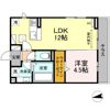 D-square湊町Ⅱの間取り画像