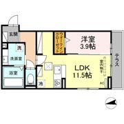 D-square湊町Ⅱの間取り画像