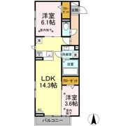 カーム野田の間取り画像