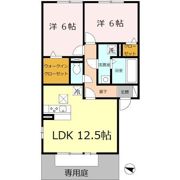 パインハイツ A棟の間取り画像
