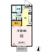 セジュール大内Aの間取り画像