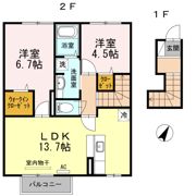 ハピネス A棟の間取り画像