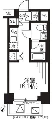 プレミアムキューブ横浜の間取り画像