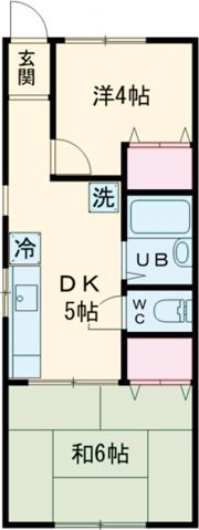 RJフラットの間取り画像
