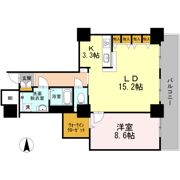 品川シーサイドビュータワー Ⅰの間取り画像