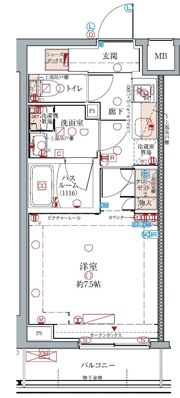 クレヴィスタ浮間舟渡の間取り画像