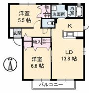 SQUARE35 D棟の間取り画像
