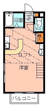 ベルメゾン伍番館の間取り画像