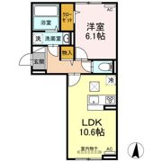 D-room笹沖の間取り画像
