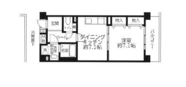コーポレート武蔵境の間取り画像