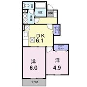 ムーンヴェルジュAの間取り画像