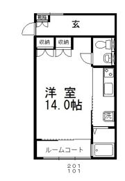 ゴールドパークBの間取り画像