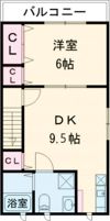 サポートハイツ大東Ⅰの間取り画像