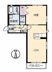 メゾンド・江の内の間取り画像