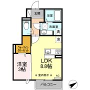アンソレイエⅢの間取り画像