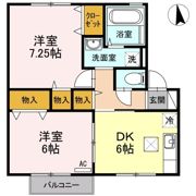 グリシーヌ Cの間取り画像