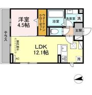 D-square湊町の間取り画像