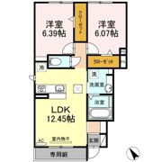 クレストヒルズ Dの間取り画像