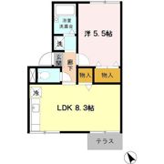 アパンション エクセルの間取り画像